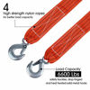 Picture of JCHL Tow Strap with Hooks 2in X20Ft Recovery Strap 10,000LB Break Strengthened Towing Rope for Towing Vehicles in Roadside Emergency