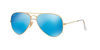 Picture of Ray Ban RB3025 112/4L 58M Matte Gold/Polarized Blue Mirror Aviator,Matte Gold/ Polarized Blue Mirror,58 mm