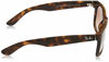 Picture of Ray-Ban RB4165 JUSTIN 710/13 55M Rubber Light Havana/Brown Gradient Sunglasses For Men For Women