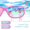 Picture of RIVBOS Rubber Kids Polarized Sunglasses With Strap Glasses Shades for Boys Girls Baby and Children Age 3-10 RBK037(Pink,Pink Mirrored Lens)