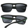 Picture of DUBERY Classic Polarized Sunglasses for Men Women Retro 100% UV Protection Driving Sun Glasses D731 (black)