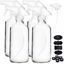 Picture of Youngever 4 Pack Empty Glass Spray Bottle, 16 Ounce Clear Glass Spray Bottle for Essential Oils with Extra Durable Trigger Sprayers