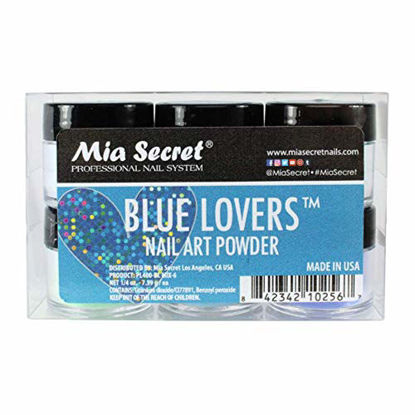 Picture of 6PC Mia Secret Nail New Acrylic Art Powder New Collection (BLUE LOVERS)