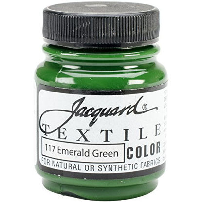 Picture of Jacquard Products Textile Color Fabric Paint 2.25-Ounce, Emerald Green