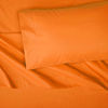 Picture of Amazon Basics Kid's Sheet Set - Soft, Easy-Wash Lightweight Microfiber - Twin, Bright Orange