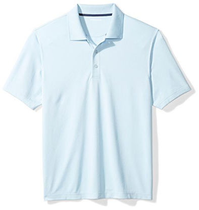 Picture of Amazon Essentials Men's Regular-Fit Quick-Dry Golf Polo Shirt, Light Blue, X-Large