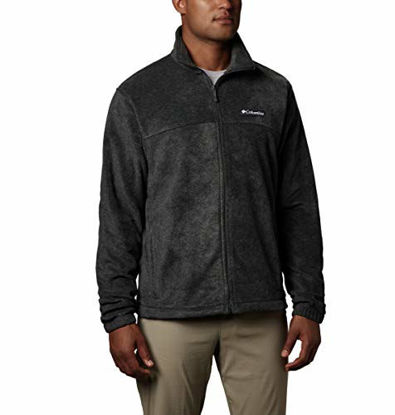 Picture of Columbia Men's Big and Tall Steens Mountain 2.0 Full Zip Fleece Jacket, Charcoal Heather, 4X
