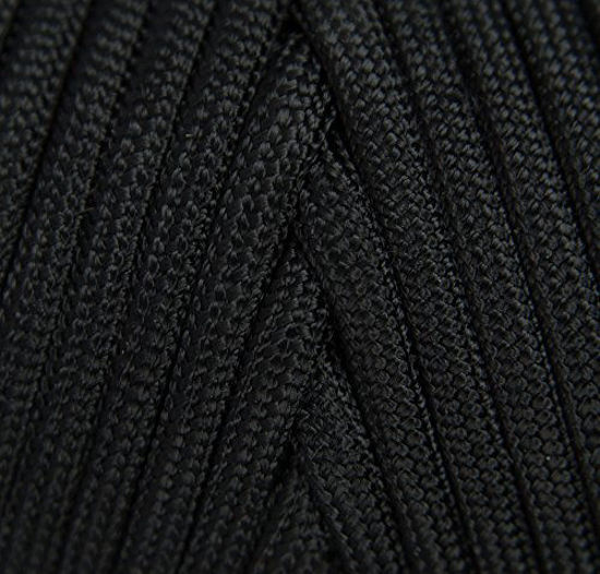 WILDAIR 750lb Paracord - 100FT Military-Grade Parachute Cord, 11-Strand Core, For Camping, Survival & Crafting (Black Red) 3 thumbnail image