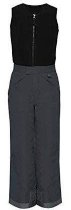 Picture of Arctix Kids Limitless Fleece Top Bib Overalls, Steel, X-Large Husky