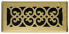 Picture of Decor Grates SPH410 Floor Register, 4x10, Polished Brass Finish