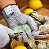 Picture of Dowellife Cut Resistant Gloves Food Grade Level 5 Protection, Safety Kitchen Cuts Gloves for Oyster Shucking, Fish Fillet Processing, Mandolin Slicing, Meat Cutting and Wood Carving, 1 Pair (Small)