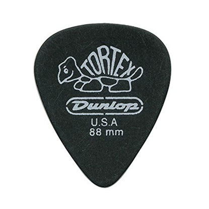Picture of Dunlop 488R.88 Tortex Pitch Black, .88mm, 72/Bag
