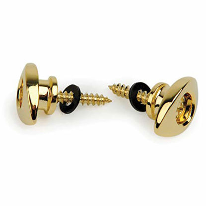 Picture of D'Addario Elliptical End Pins, Gold