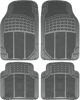 Picture of OxGord Ridged All-Weather Rubber Floor-Mats - Waterproof Protector for Spills, Dog, Pets, Car, SUV, Minivan, Truck - 4-Piece Set, Gray