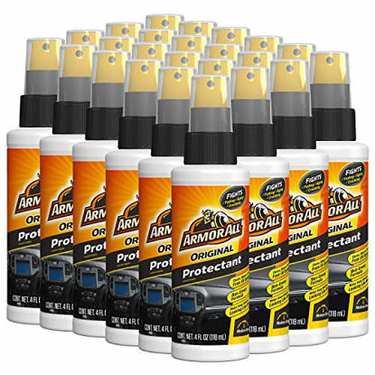 Picture of Armor All Interior Car Cleaner Spray Bottle, Protectant Cleaning for Cars, Truck, Motorcycle, Pump Sprayer, 4 Fl Oz, Pack of 24, 10040-24PK