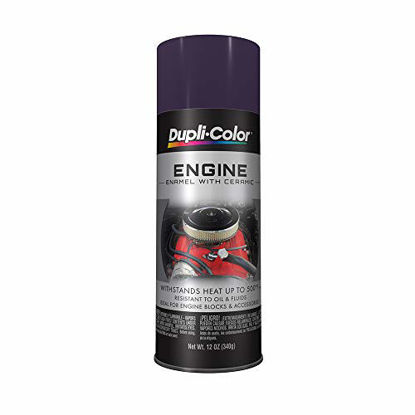 Picture of Dupli-Color DE1640 Ceramic Plum Purple Engine Paint - 12 oz.