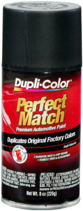 Picture of Dupli-Color BUN0104 Universal Flat Black Perfect Match Automotive Paint (8 oz) - 6 Pack