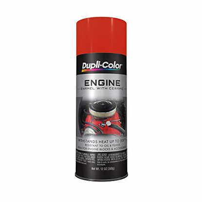 Picture of Dupli-Color DE1652 Ceramic Chrysler Hemi Orange Engine Paint - 12 oz.