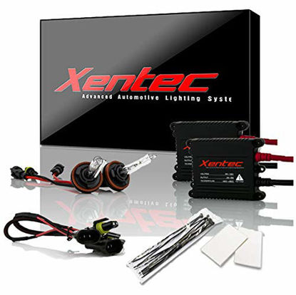 Picture of Xentec H11 (H8/H9) 6000K HID xenon bulb x 1 pair bundle with 2 x 35W Digital Slim Ballast (Ultra White)