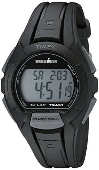 Picture of Timex Men's TW5K94000 Ironman Essential 10 Black Resin Strap Watch