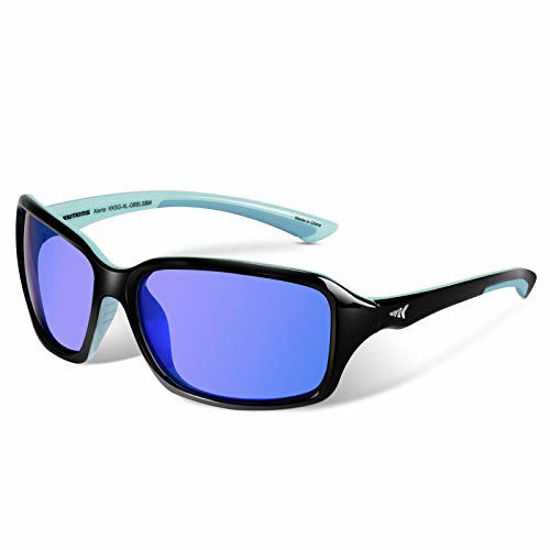 GetUSCart- KastKing Alanta Sport Sunglasses for Women,Gloss Black