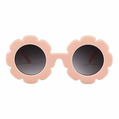 Picture of Sunglasses for Kids Round Flower Cute Glasses UV 400 Protection Children Girl Boy Gifts