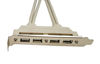 Picture of zdyCGTime Motherboard 4 Ports USB 2.0 Hubs Expansion Rear Panel Header Bracket