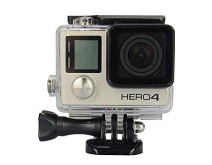 Picture of Housing Case Transparent fits GoPro Hero 4 3 Plus Waterproof Case, Enegg Diving Protective Rotective Housing Shell 45m Accessories Compatible Go Pro Hero 4 3+ Action Camera