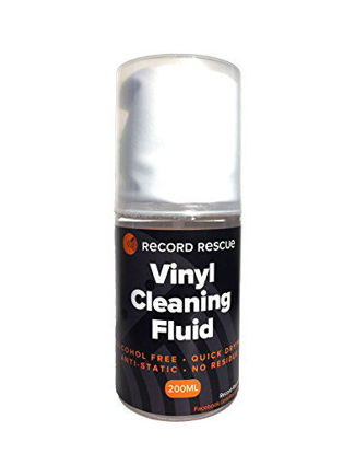 Picture of Vinyl Cleaning Fluid & Microfiber Towel - Record Washing Solution (200ml Spray Bottle) | Record Rescue
