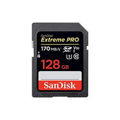 Picture of SanDisk 128GB Extreme PRO UHS-I SDXC Memory Card, SDSDXXY-128G-ANCIN