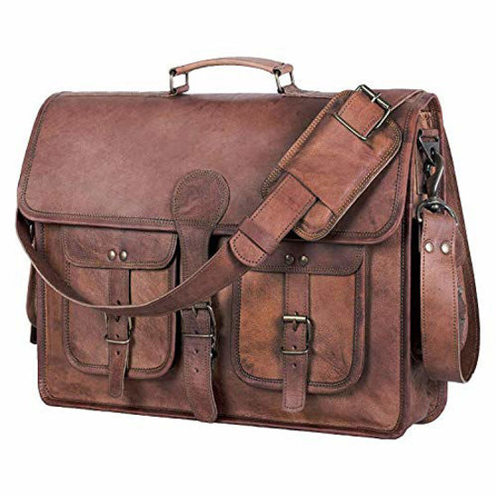 Plain Mens Handmade Leather Bags