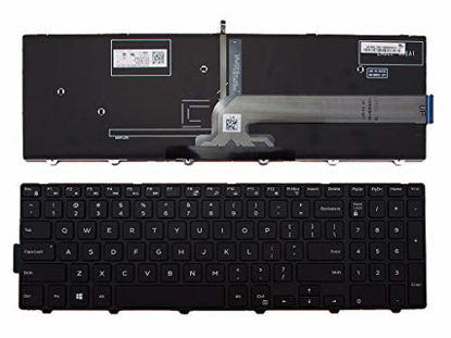 Picture of Backlit Keyboard for Dell Inspiron 15 3000 5000 3541 3542 3543 5542 3550 5545 5547 3551 3552 3559 3565 3567 3551 3558 5566 5748 Laptop Replament Keyboard US English