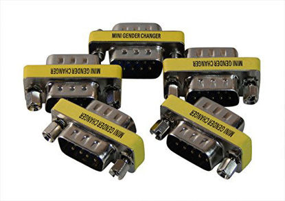 Picture of 5 Pack Your Cable Store DB9 Male to Male 9 Pin Serial Port / RS232 Adapter