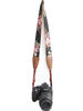 Picture of Camera Neck Shoulder Belt Strap, Alled Cowhide Vintage Print Soft Leather Coloful Camera Straps for Women/Men for DSLR/SLR/Nikon/Canon/Sony/Olympus/Samsung/Pentax ETC/Olympus Black
