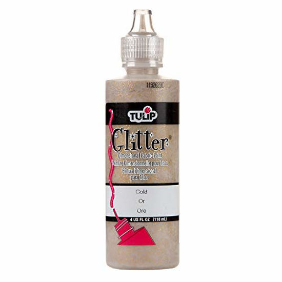 Picture of TULIP Dimensional Fabric Paint 4oz Glitter Gold
