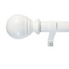 Picture of Decopolitan 30409-WT72 1 Ball Single Telescoping Drapery Rod Set, 72 to 144-Inch, White