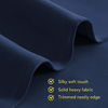 Picture of NICETOWN Living Room Blackout Curtain Panels, Window Treatment Energy Saving Thermal Insulated Solid Grommet Blackout Drapes/Draperies (Navy, 1 Pair, 42 by 54-Inch)