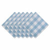 Picture of DII Buffalo Check Collection Classic Tabletop, Napkin Set, 20x20, Light Blue & White 6 Count