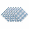Picture of DII Buffalo Check Collection Classic Tabletop, Napkin Set, 20x20, Light Blue & White 6 Count