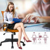 Picture of Home Office Chair Ergonomic Desk Chair Mesh Computer Chair with Lumbar Support Armrest Executive Rolling Swivel Adjustable Mid Back Task Chair for Women Adults (Orange)