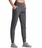 Picture of Dragon Fit Joggers for Women with Pockets,High Waist Workout Yoga Tapered Sweatpants Women's Lounge Pants (Joggers78-DarkGrey, X-Large)