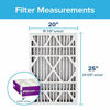 Picture of Filtrete 20x25x4, AC Furnace Air Filter, MPR 1550 DP, Healthy Living Ultra Allergen Deep Pleat, 2-Pack (actual 19.88 x 24.43 x 4.31) - NDP03-4IN-2P-2