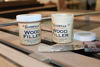 Picture of Water-Based Wood & Grain Filler - White Oak - 8 oz By Goodfilla | Replace Every Filler & Putty | Repairs, Finishes & Patches | Paintable, Stainable, Sandable & Quick Drying