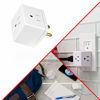 Picture of GE 3 Plug, 5 Pack, Wall Tap, Adapter, Grounded Outlet, Access Design, Indoor Use Only, Ul Listed, White, 41870