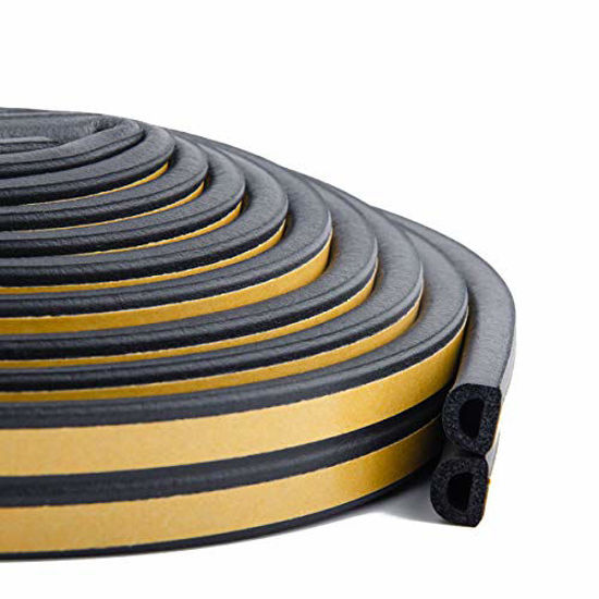 Soundproofing Rubber Seal for Doors & Windows, Self Adhesive