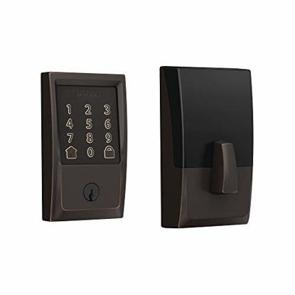 Picture of Schlage Encode Smart WiFi Deadbolt with Century Trim In Aged Bronze