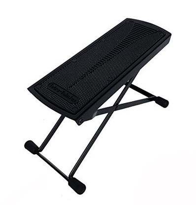 Picture of Tetra-Teknica Essentials Series GFR-01 6-Position Height Adjustable Guitar Foot Rest, Color Black