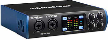 Picture of PreSonus Studio 26c 2x4, 192 kHz, USB-C Audio Interface, 2 Mic Pres-4 Line Outs