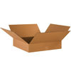 Picture of Partners Brand P18184 Flat Corrugated Boxes, 18"L x 18"W x 4"H, Kraft (Pack of 25)