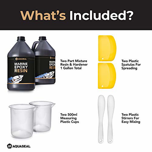 GetUSCart Aquaseal Table Top Epoxy Resin Epoxy Bar Top Epoxy Clear
